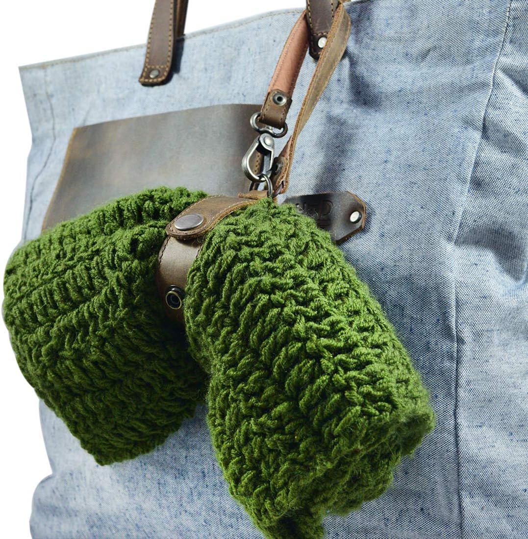 Hide & Drink, Soporte de bufanda de cueroGuanteroAccesorios para monederos, bolsos y bolsosOrganizador de bufandasSoporte de accesorios, hecho a