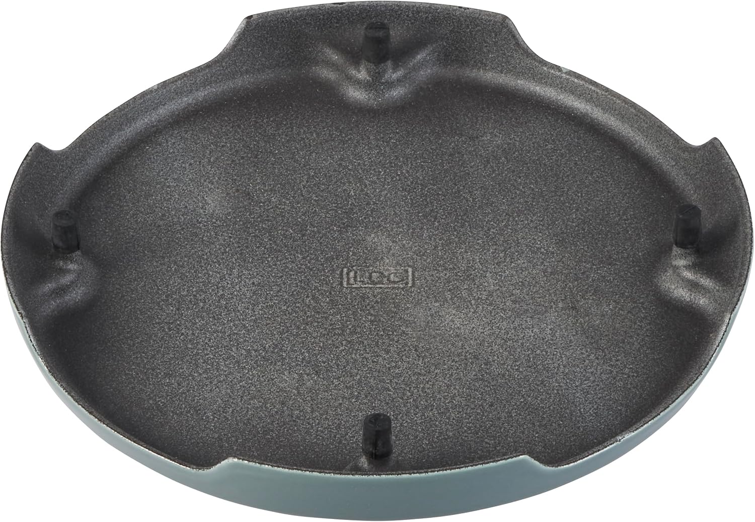 Le Creuset Salvamanteles Signature de hierro fundido esmaltado, 8.8 pulgadas, sal marina
