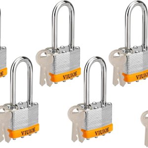 6 candados iguales con llaves  Cerradura de armario de gimnasio de grillete largo con llaves  Cerraduras laminadas con las mismas llaves para 6 candados iguales con llaves  Cerradura de armario de gimnasio de grillete largo con llaves  Cerraduras laminadas con las mismas llaves para