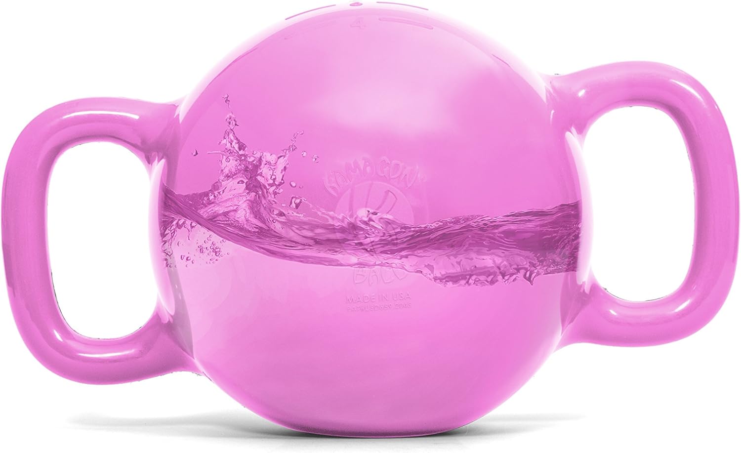 Kamagon Pelota de ejercicio, rosa, 9 pulgadas con DVD de entrenamiento