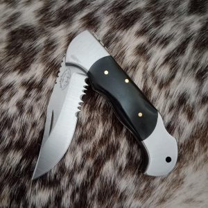 Best.Buy.Damascus1 Cuchillo hecho a mano Cuerno de búfalo 7.5 “Cuchillo de acero inoxidable personalizado 420c Sliver Bloster Back Lock Cuchillo Best.Buy.Damascus1 Cuchillo hecho a mano Cuerno de búfalo 7.5 “Cuchillo de acero inoxidable personalizado 420c Sliver Bloster Back Lock Cuchillo