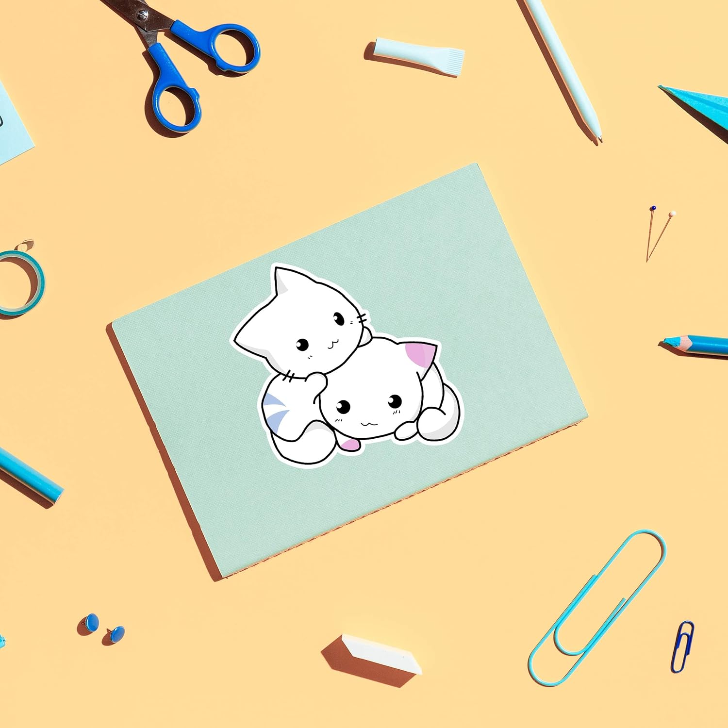 Papel adhesivo imprimible para impresoras de inyección de tinta e impresoras láser (blanco mate, 200 hojas, 8.5 x 11 pulgadas), hojas adhesivas para