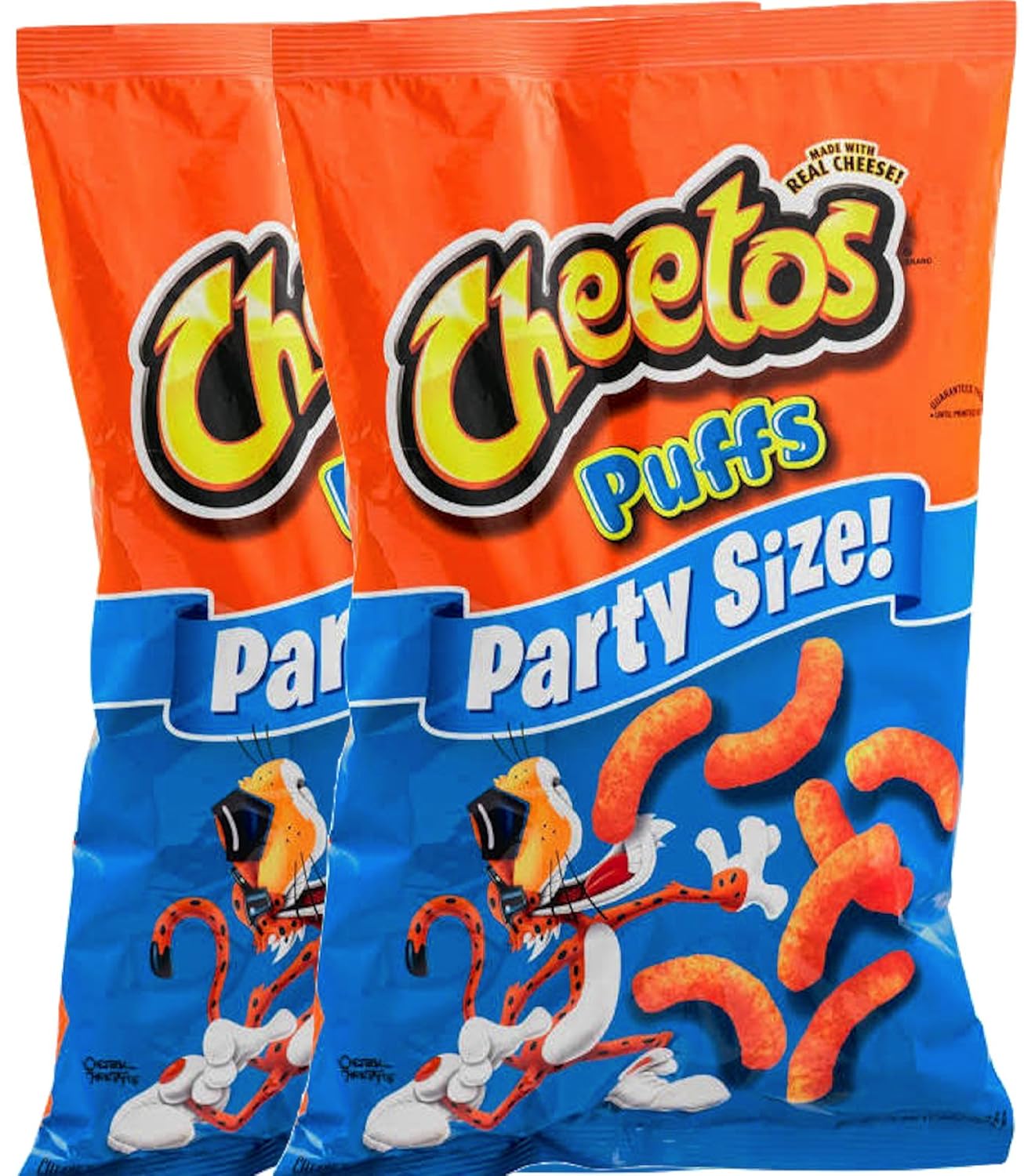 Cheetos Cheese Puffs Party Size 16 oz Bolsa (2)