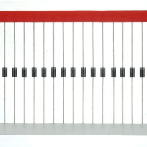 BOJACK 1N5817 Schottky Diodo 1 A 20 V DO-41 Axial 5817 1 amp 20 voltios Diodos de silicio electrónico (paquete de 125 piezas) BOJACK 1N5817 Schottky Diodo 1 A 20 V DO-41 Axial 5817 1 amp 20 voltios Diodos de silicio electrónico (paquete de 125 piezas)