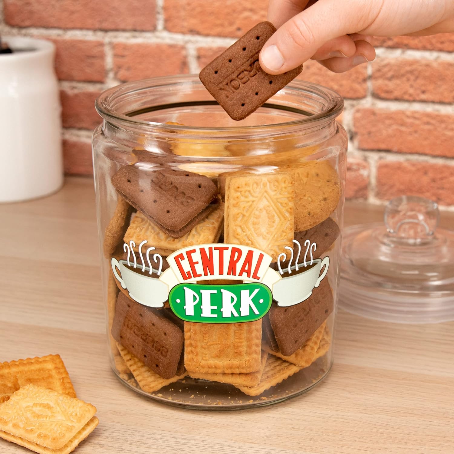 Friends TV Show Central Perk – Tarro de galletas con licencia oficial de Friends