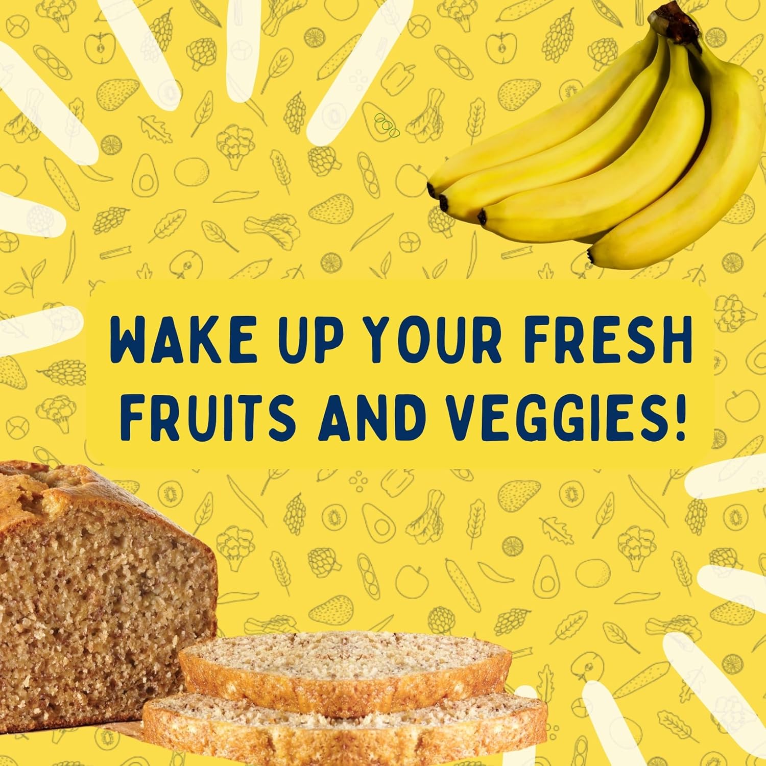 Concord Foods Petite Banana Pan Mix 13.7oz (VALUE, paquete de 6 cajas)