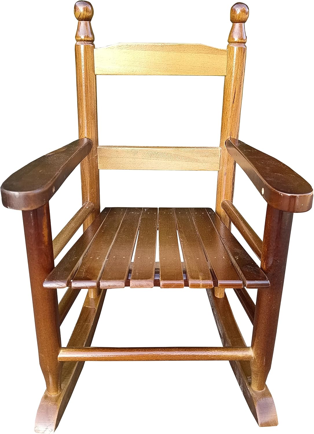 HomVent Mecedora para niños, mecedora de madera para interiores y exteriores, mecedora de porche para niños, jardín, césped, balcón, patio trasero