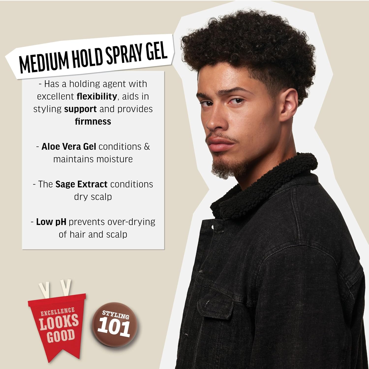 American Crew Aerosol para el cabello para hombres, fijación media, 8.45 onzas líquidas