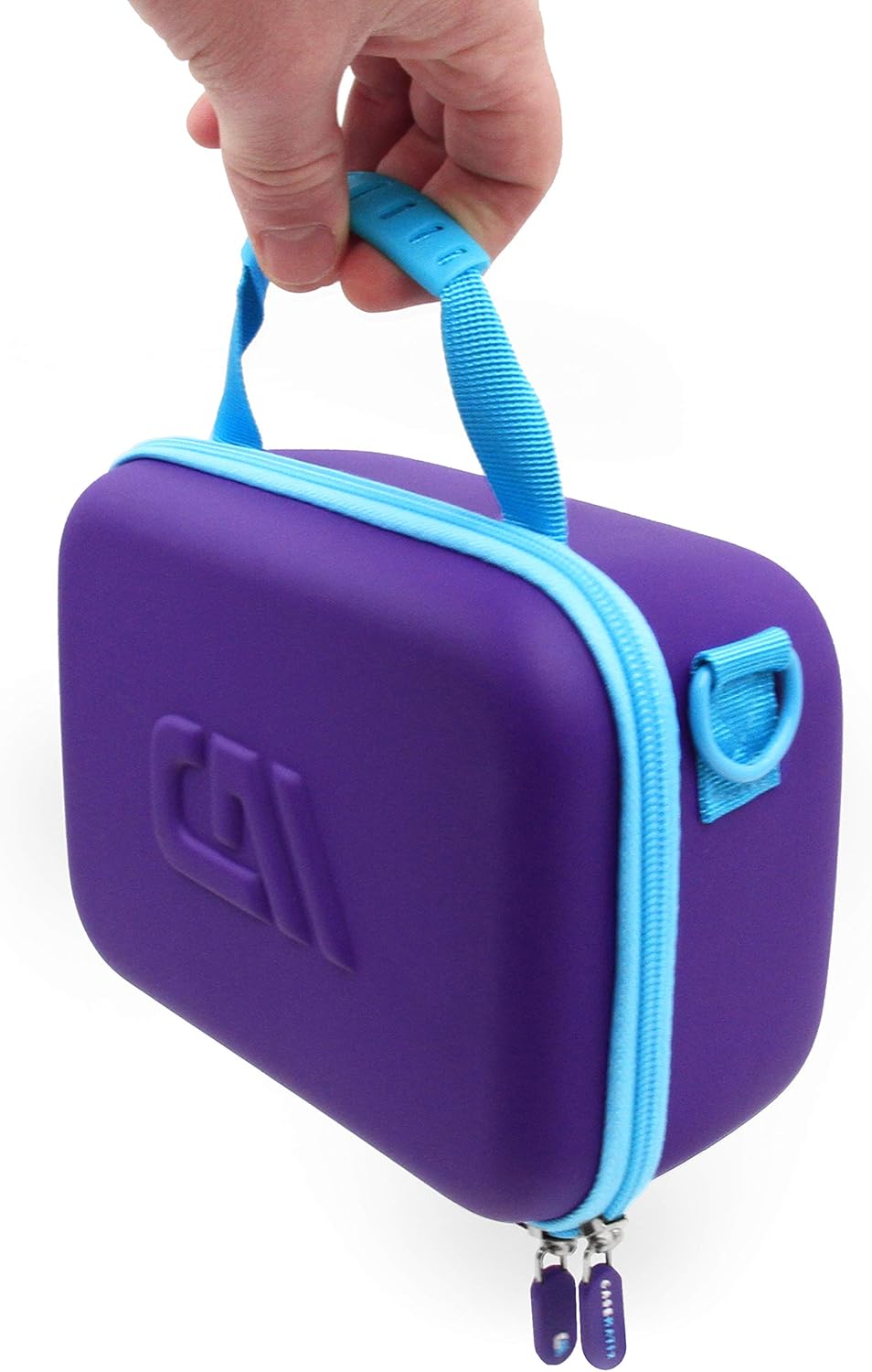 CASEMATIX Funda de viaje para cámara de juguete compatible con KidiZoom PrintCam, recambios de papel y cargador con correa de hombro ajustable,