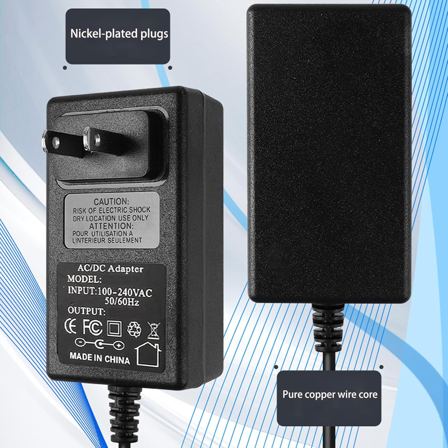 Adaptador de corriente de conmutación de 15V 2A AC para 15 voltios (1A 1.1A 1.2A 1.3A 1.4A 1.5A 1.6A 1.7A 1.8A 1.9A 2A) con 8 enchufes de CC