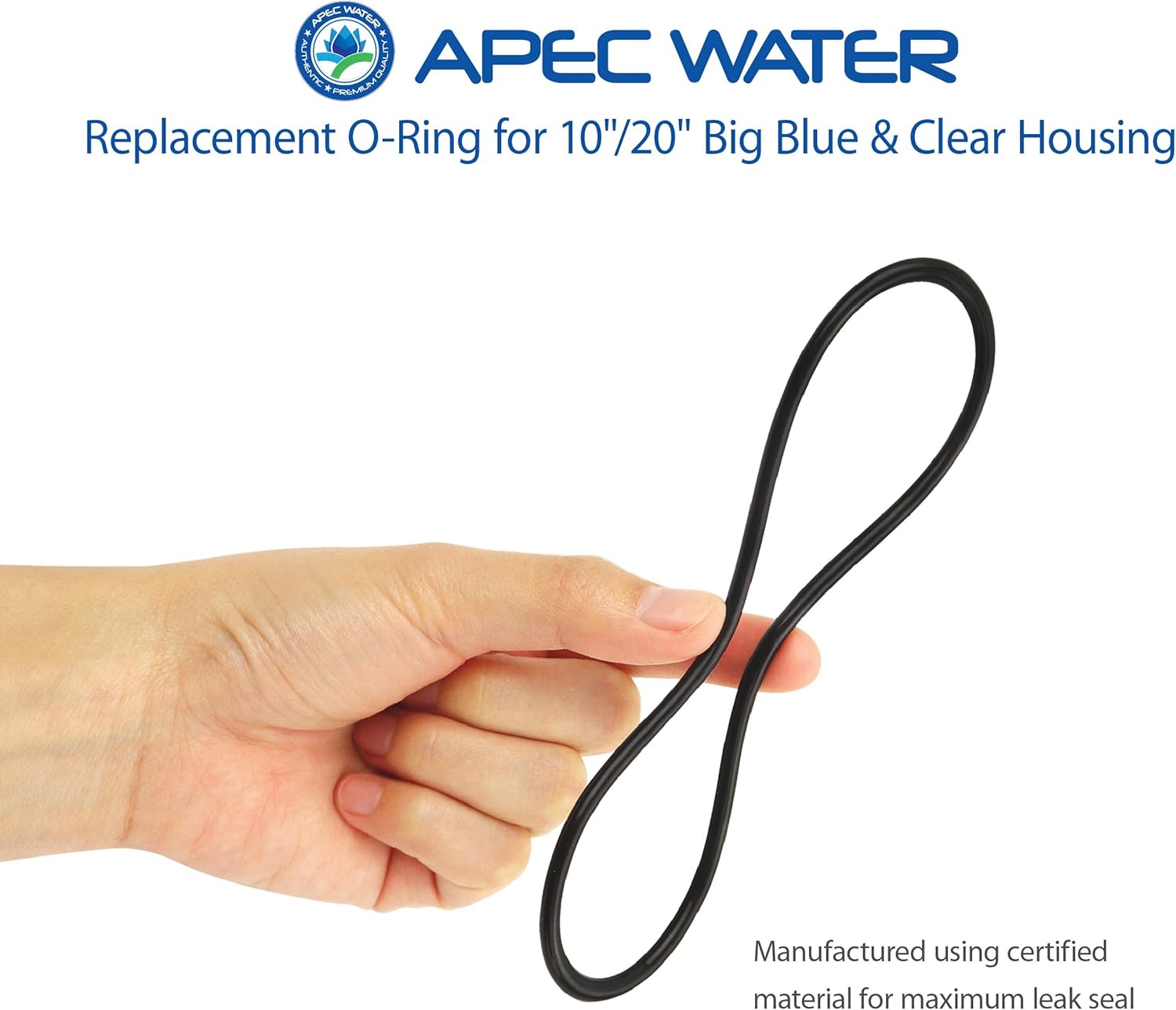 APEC Water Systems Junta tórica de repuesto para BB de 10″ o 20″ y carcasa de filtro de agua transparente (O-Ring-HB)