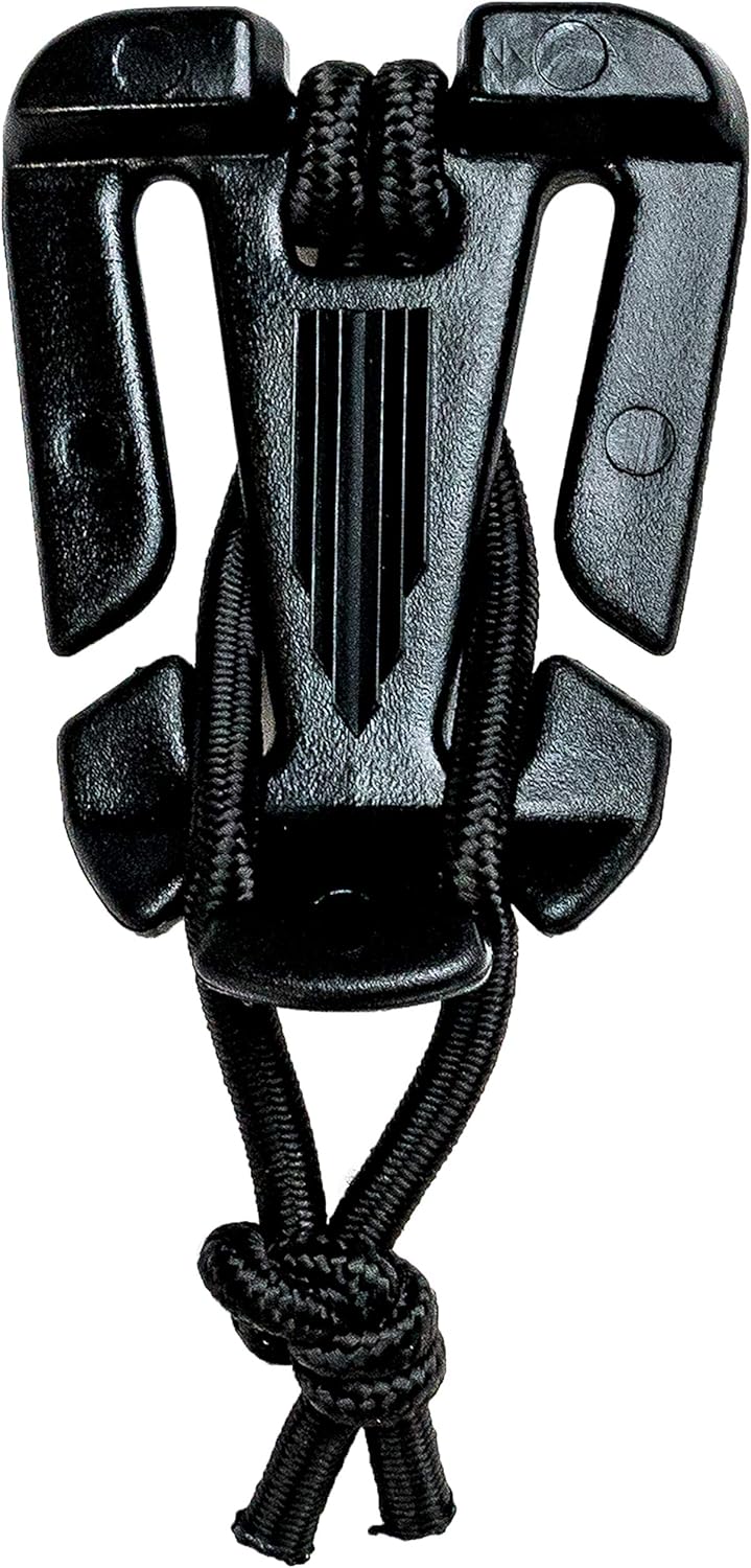 GEAR AID HebillasPiezas, Negro, 1″