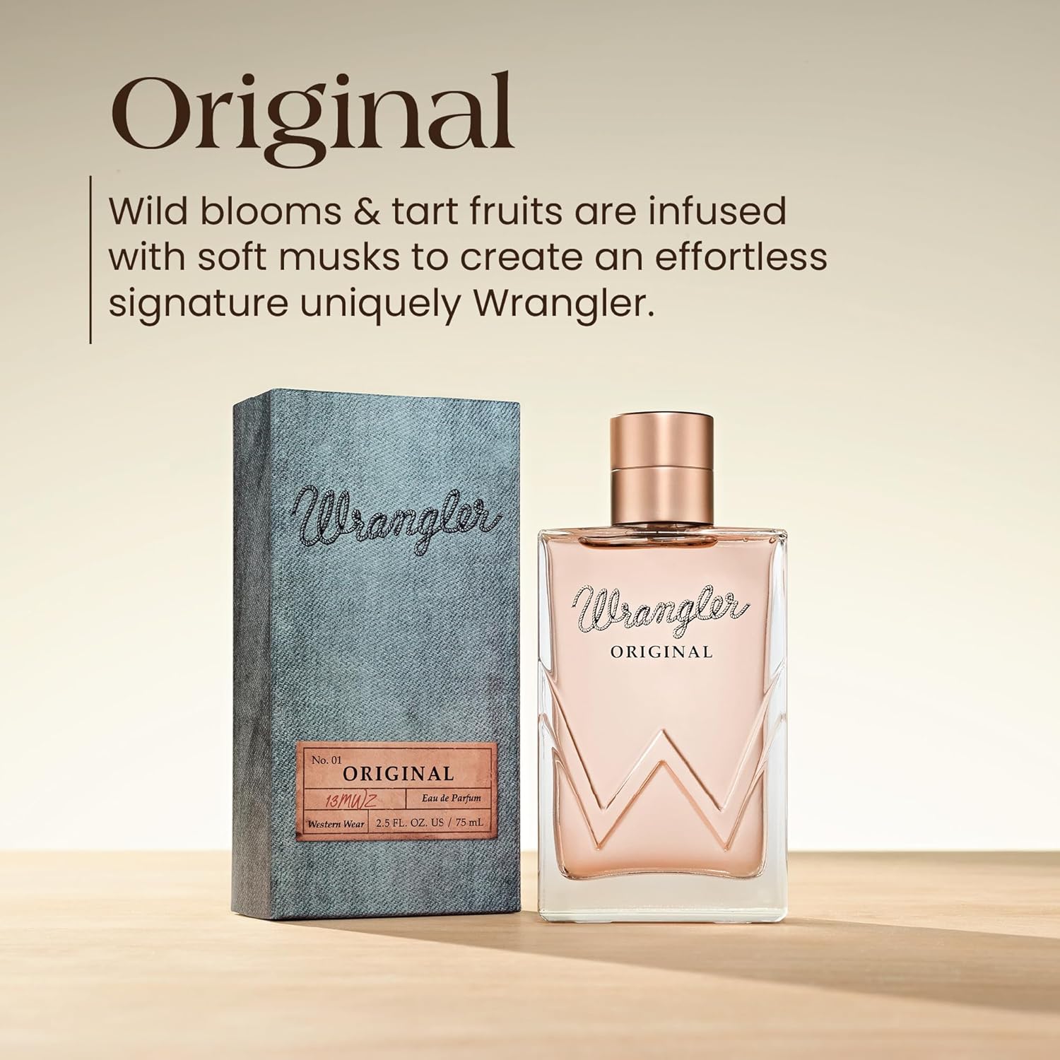 Wrangler Perfume original para ella por Tru Western, 2.5 onzas líquidas, frutas azucaradas, agrio, vibrante.