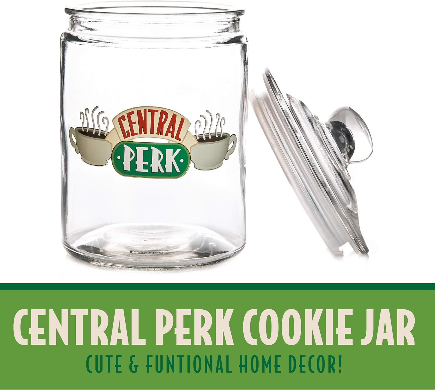 Friends TV Show Central Perk – Tarro de galletas con licencia oficial de Friends