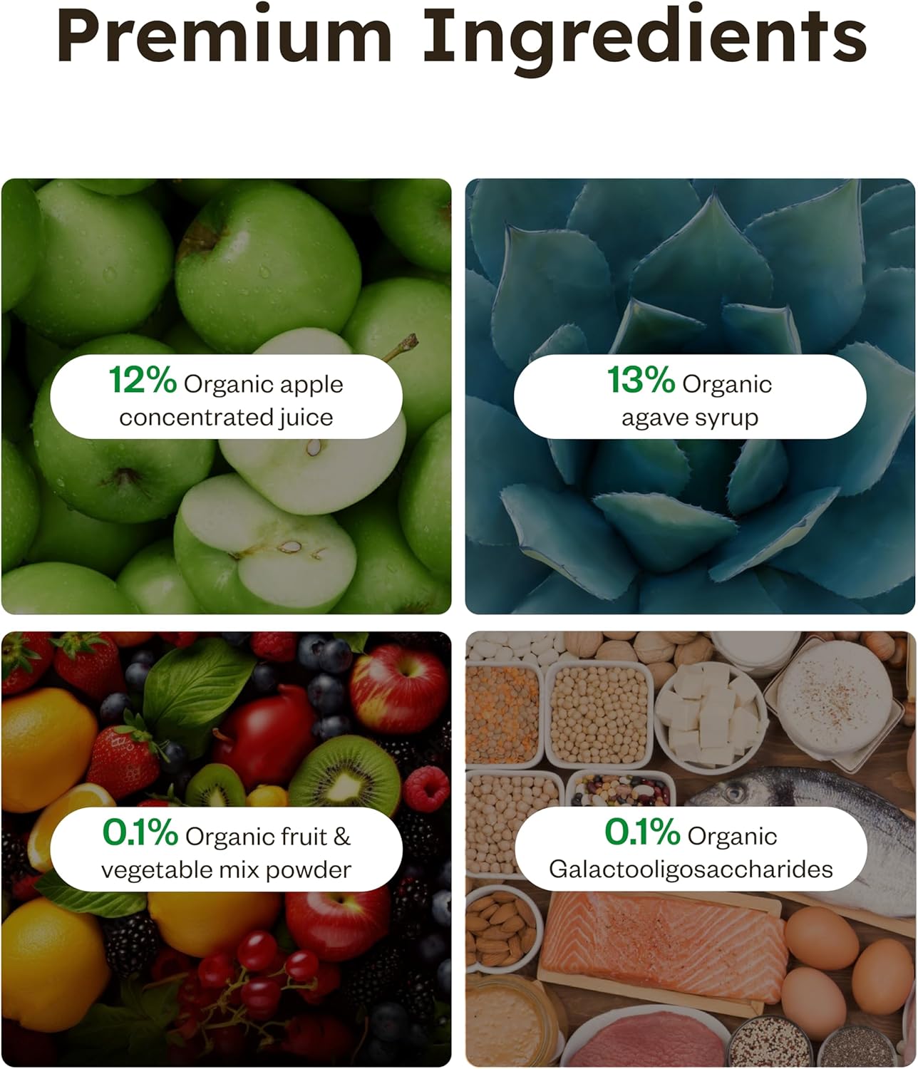 BIOVITA Palitos de gelatina de fibra dietética para niños (20 varillas), 100% fibra soluble a base de plantas, 4,200 mg, movimiento intestinal