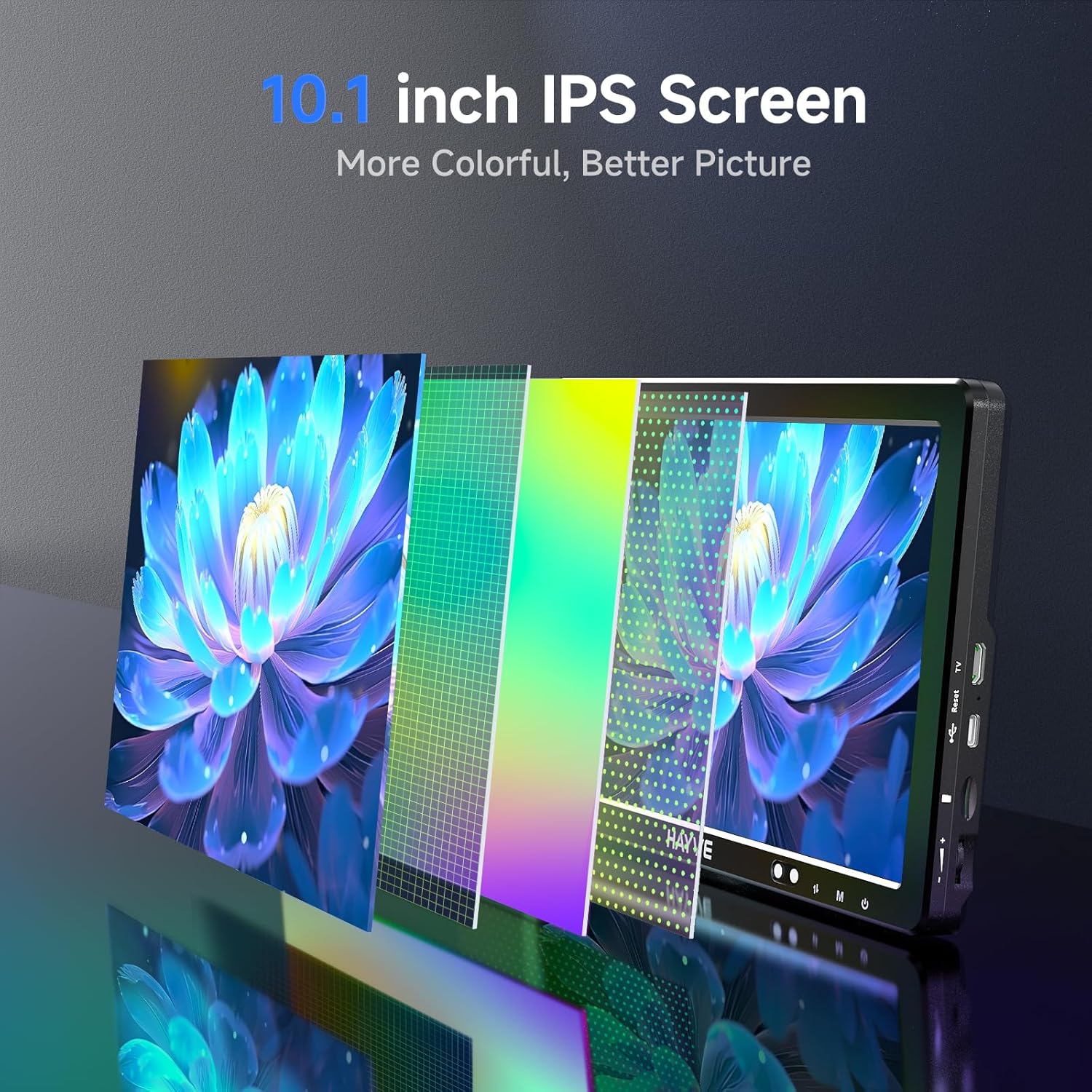 Hayve DM12 Microscopio digital HDMI de 10.1 pulgadas, microscopio de monedas 2000X con pantalla IPS, microscopio de soldadura de 20 MP para