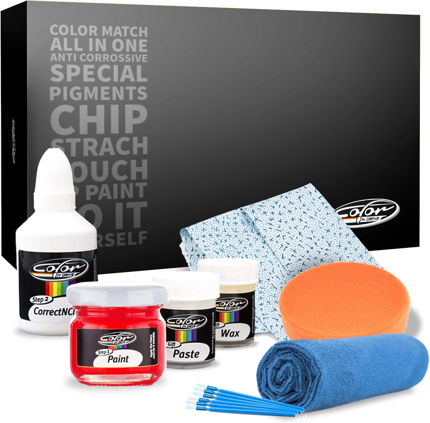 Color N Drive Pintura de retoque metálico para BMW Black Sapphire – Aplicación fácil y rápida, resultados profesionales, combinación perfecta,