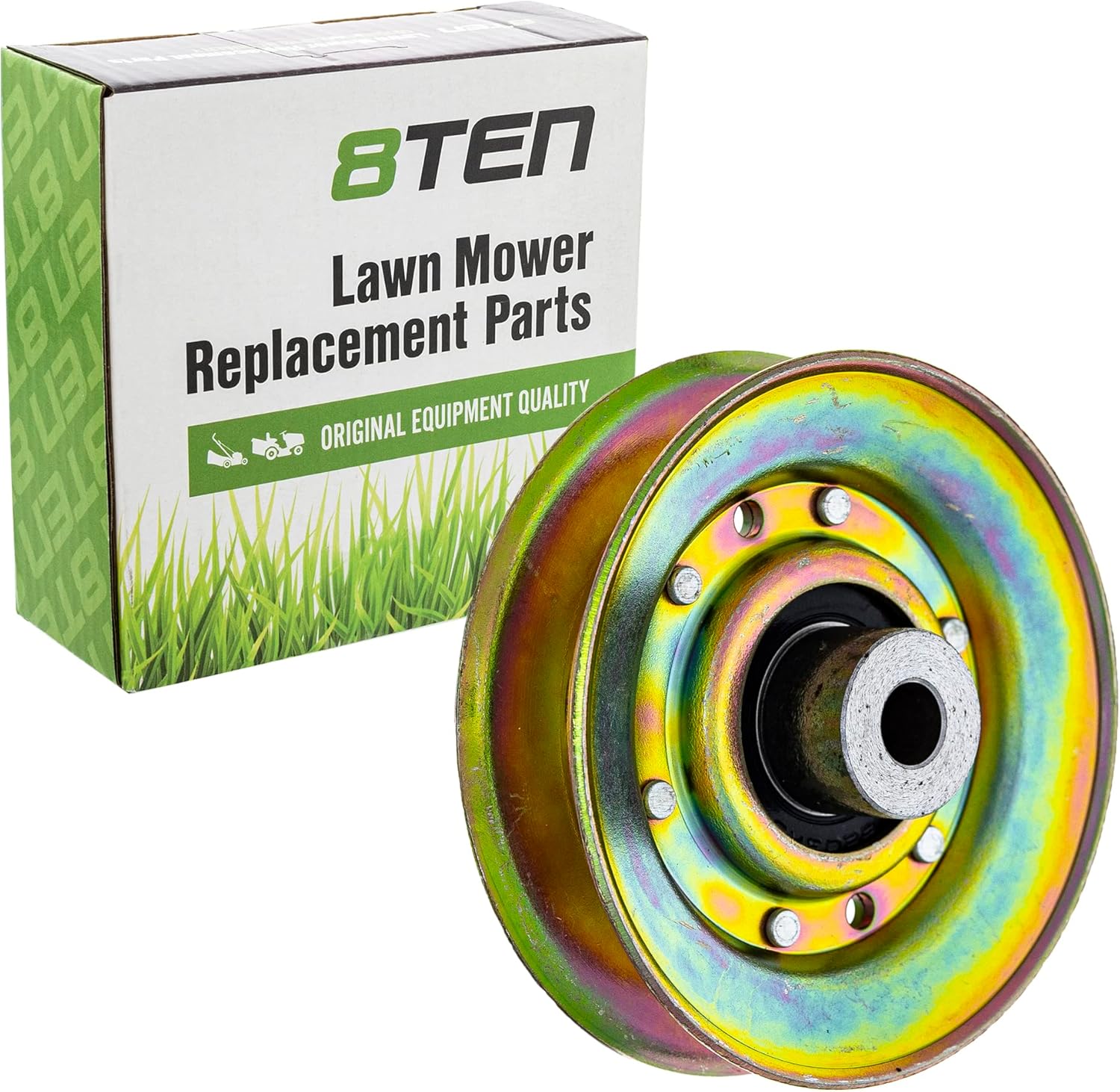 8TEN Polea tensora para Cub Cadet MTD Craftsman Blanco al aire libre Z-Force Enforcer 44 48 54 ZTL7500 02005078