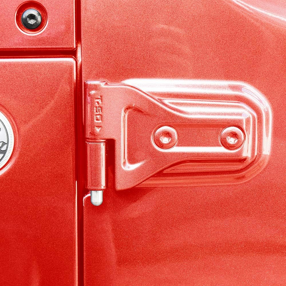 Savadicar Guías de pasador de bisagra de puerta de acero inoxidable para Jeep Wrangler JK JL y Gladiator JT 2007-2022 de 24 puertas (8 piezas)