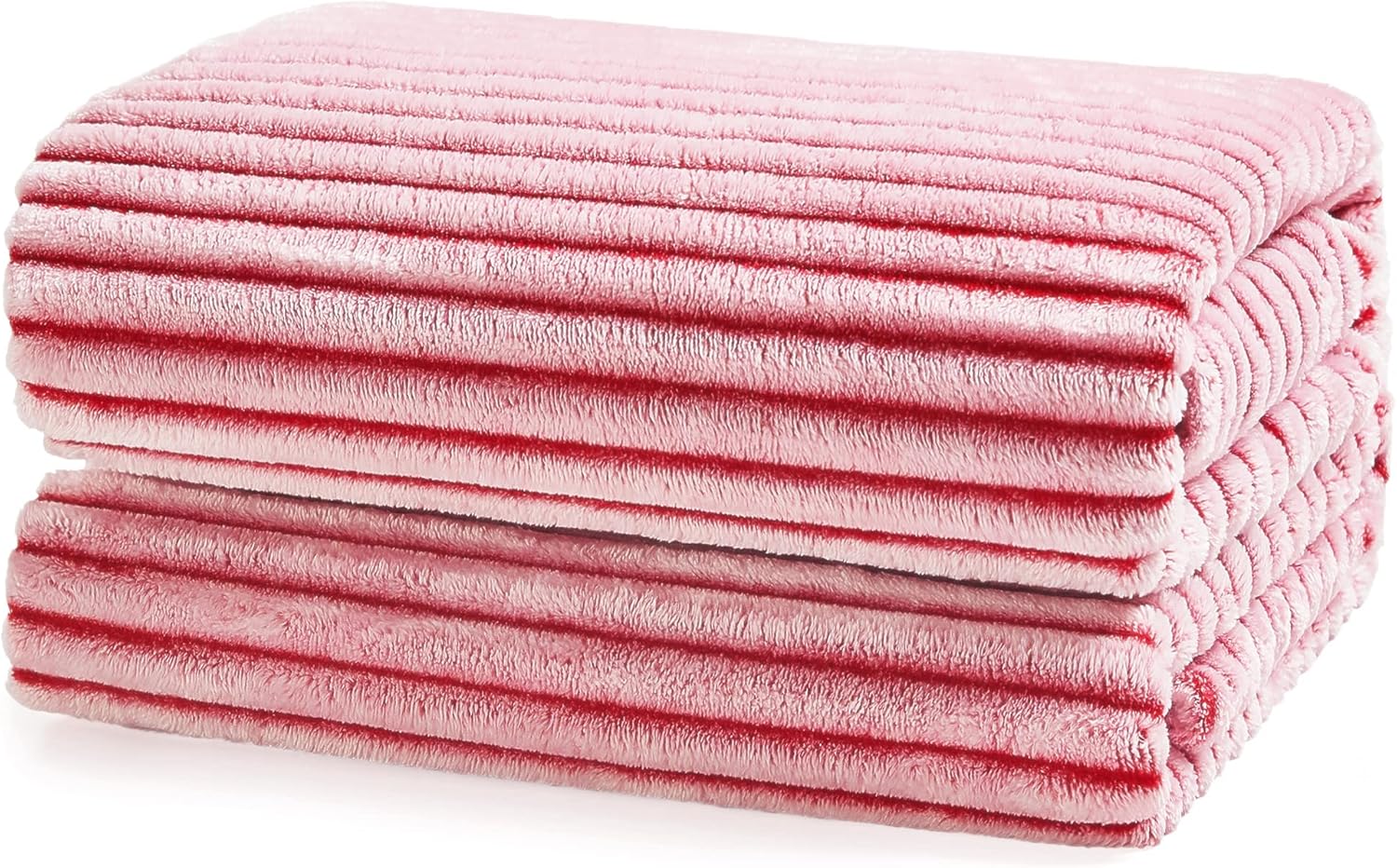 BEDELITE – Cobijas de franela a rayas y cuadros para sofá y dormitorio.