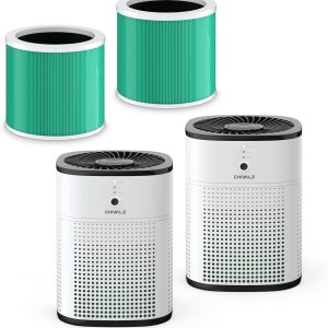 Purificadores de aire para dormitorio con filtro purificador de aire HY1800 de repuesto para mascotas, paquete de 2 Purificadores de aire para dormitorio con filtro purificador de aire HY1800 de repuesto para mascotas, paquete de 2