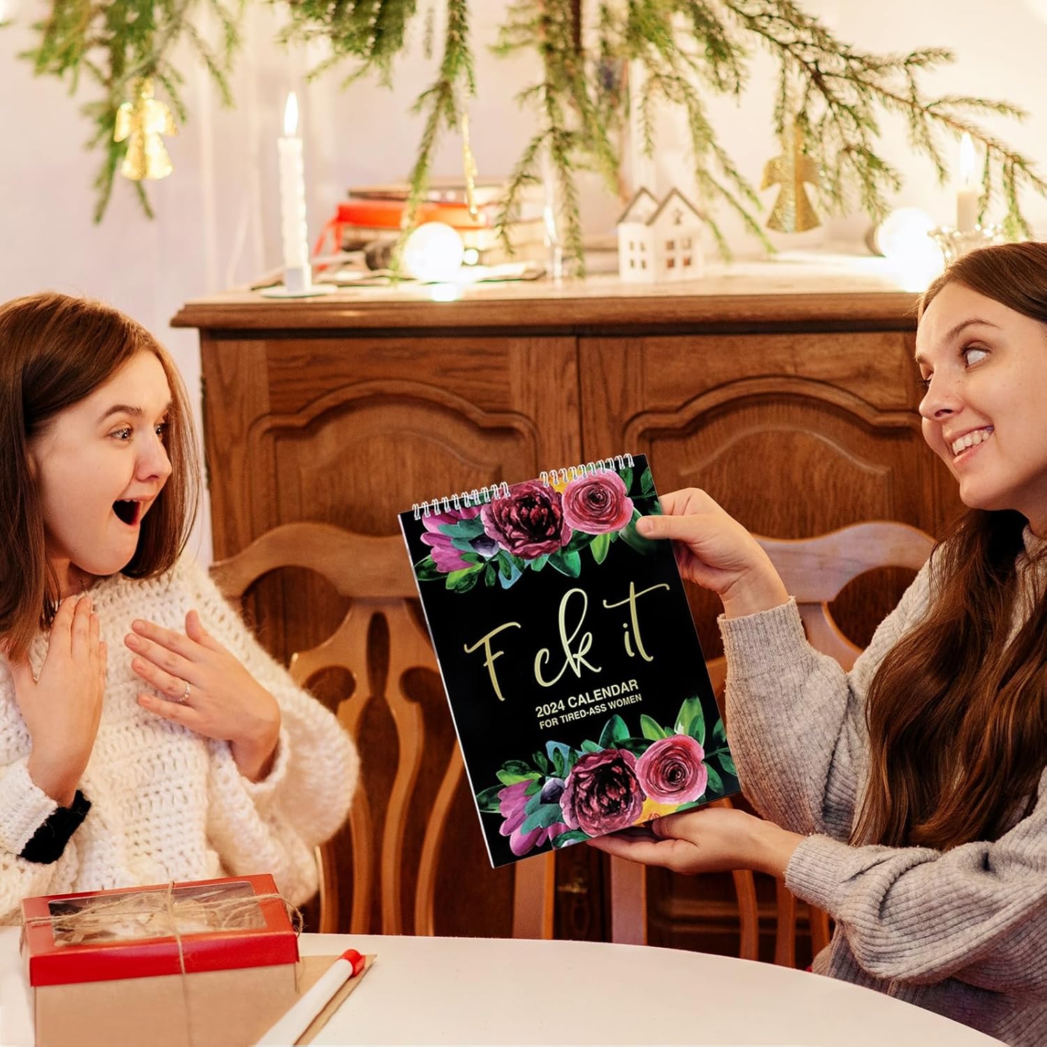 Calendario 2024 para mujeres cansadas  Calendario Fu-ck It  Calendario de mujeres cansadas  Calendario de pared 2024 para cansado  Divertido