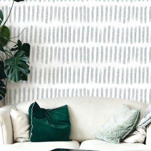 Papel tapiz de rayas para despegar y pegar, papel de contacto bohemio para gabinetes, papel tapiz de línea gris y blanca para dormitorio, papel Papel tapiz de rayas para despegar y pegar, papel de contacto bohemio para gabinetes, papel tapiz de línea gris y blanca para dormitorio, papel