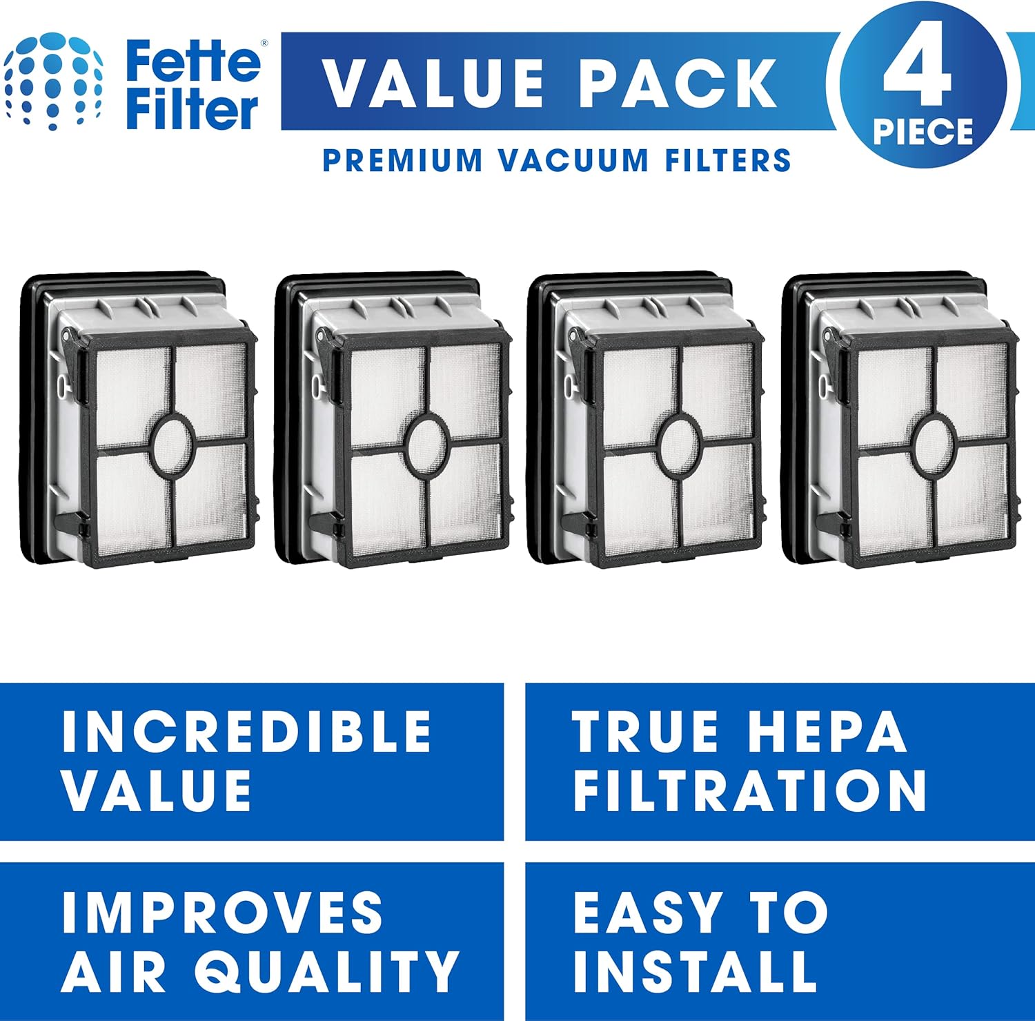 Fette Filter – Reemplazo del filtro Hepa 3350 compatible con Bissell Crosswave X7 Wet Dry Vac Número de modelo 3276A 3279 3277 3011 3055 Comparar