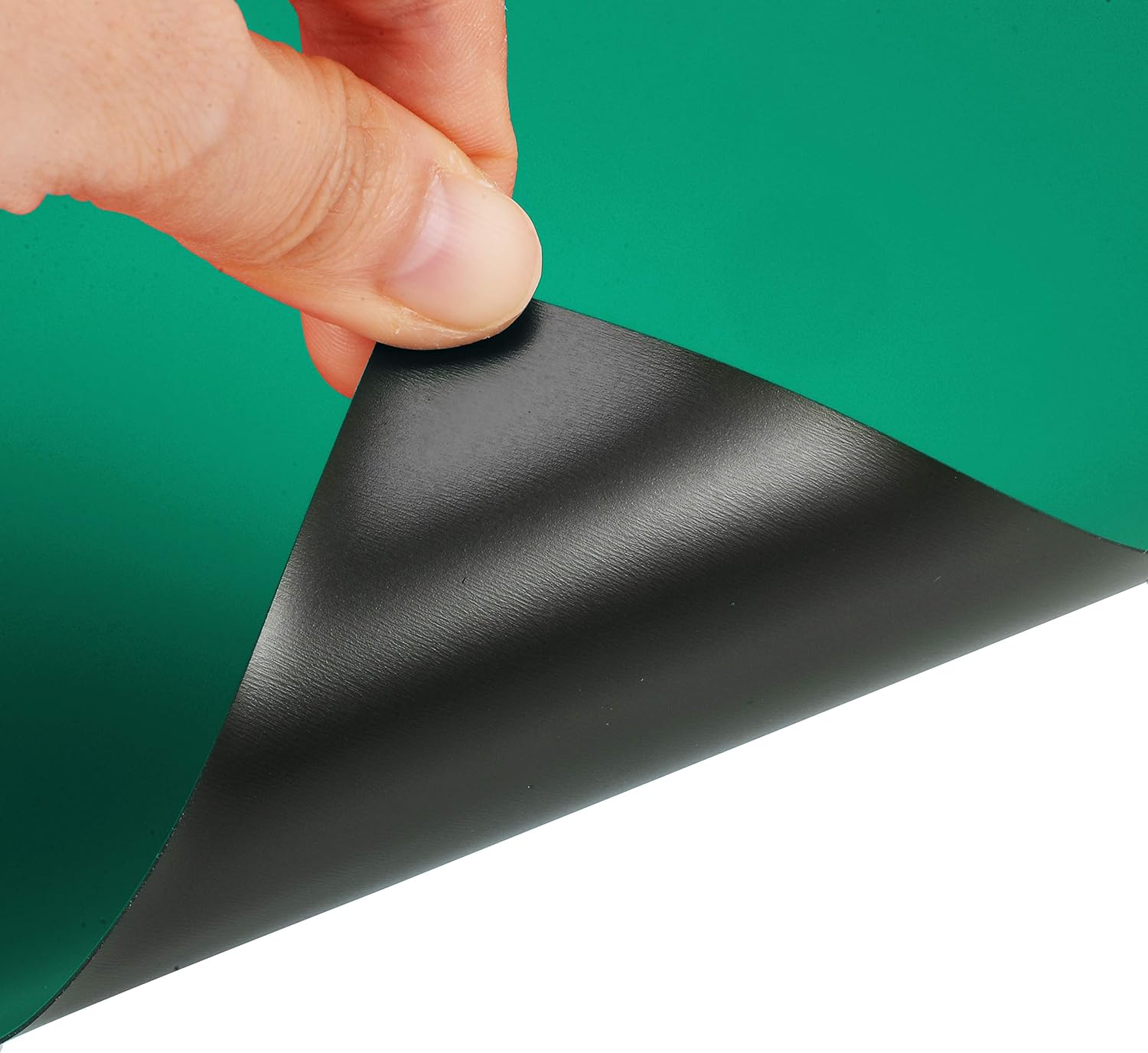 uxcell 2 tiras magnéticas de borrado en seco de 11.7 x 8 pulgadas, etiquetas magnéticas de hojas adhesivas para escritura verde para pizarras