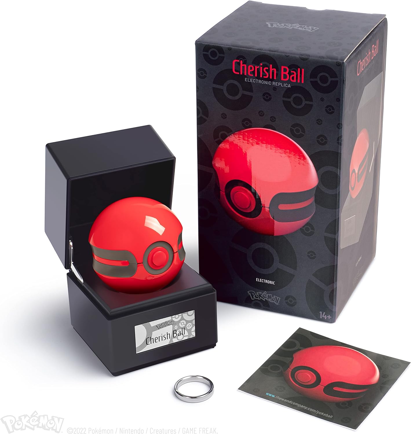 The Wand Company Réplica auténtica de Cherish Ball, realista, electrónica, fundida a presión con características de luz de vitrina, con licencia