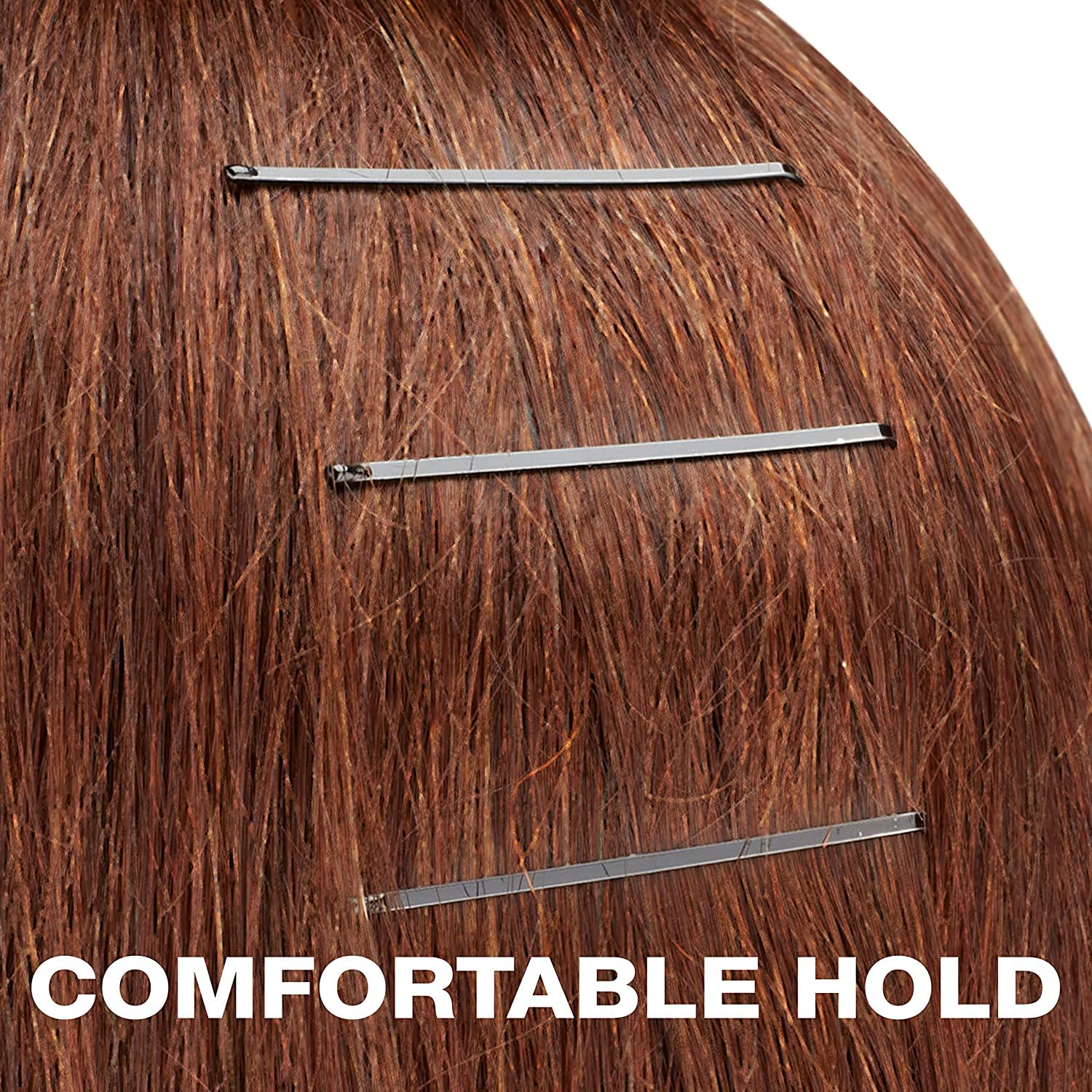 Conair Pin & Match Bobby Horquillas para el cabello, alfileres negros empaquetados dentro de un recipiente de almacenamiento, 75 unidades (paquete