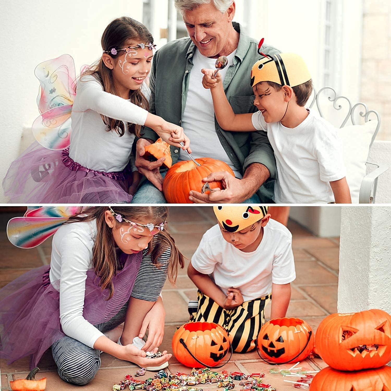 Kit de tallado de calabaza, herramientas de Halloween, juego profesional de tallado de 15 piezas, acero inoxidable de doble cara, herramienta de