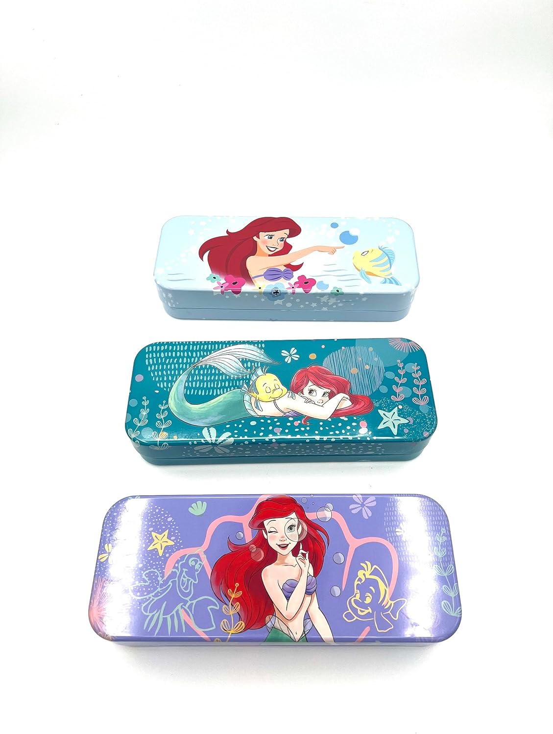 Disney Princess Ariel Little Mermaid – Juego de mochila de 15 pulgadas con caja de lápices Ariel y 24 crayones Crayola