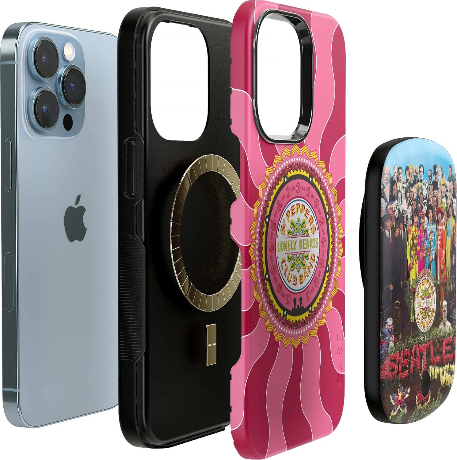Casely Power Pod  Paquete de baterías compatibles MagSafe  Beatles  SGT. Pepper’s