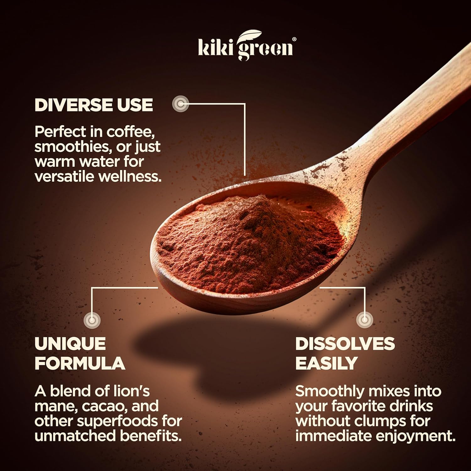 SHROOMO alternativa al café de hongos  Mezcla maestra de melena de león, Ashwagandha para claridad mental, energía y enfoque, raíz de maca,