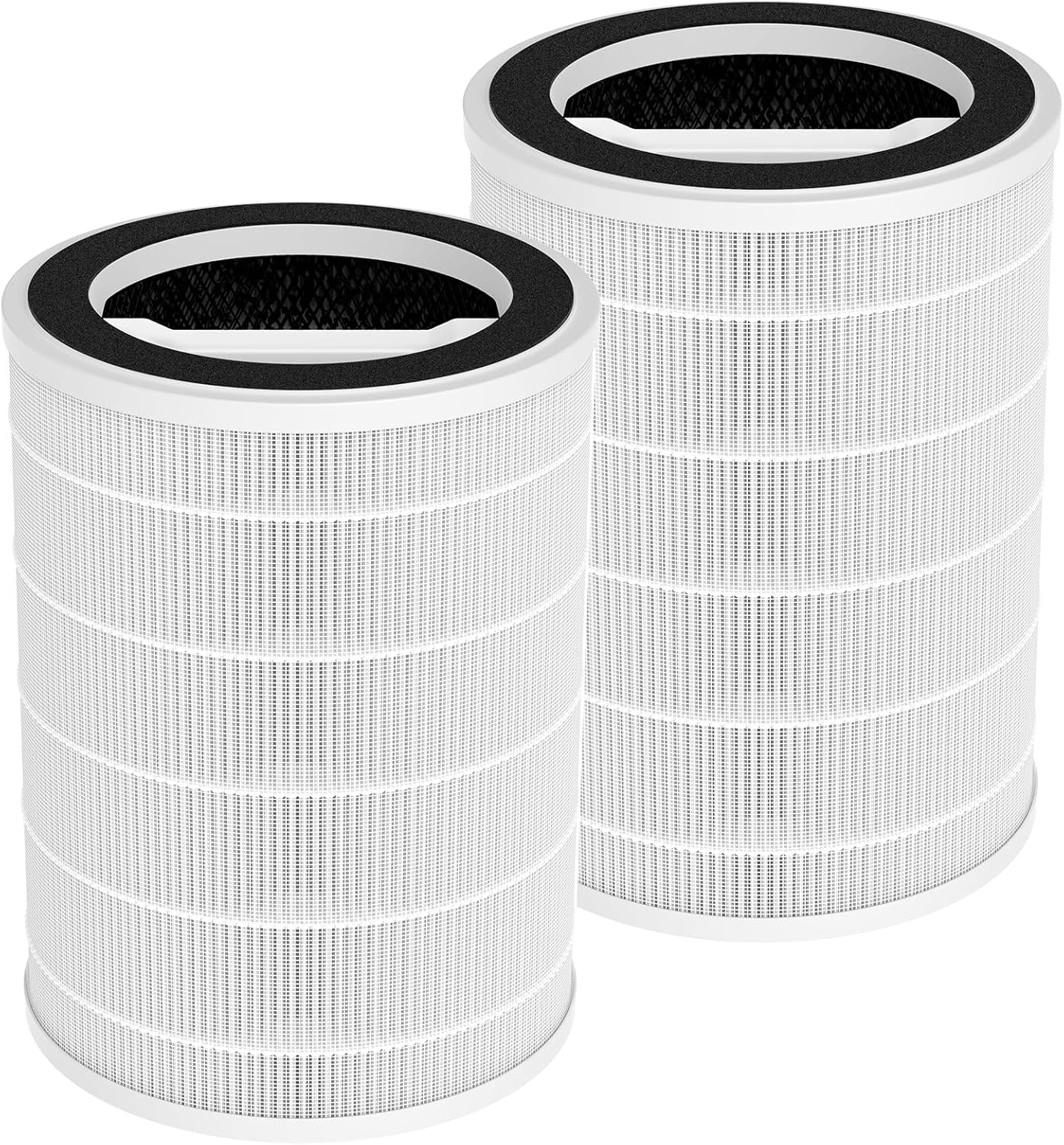 Paquete de 2 filtros de repuesto para purificador de aire G200SG200, filtro de repuesto 3 en 1 H13 True HEPA y filtro de aire de carbón activado