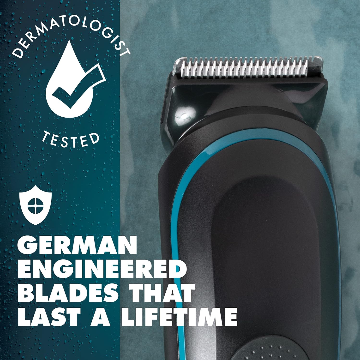 Gillette SkinFirst – Cortadora de pelo púbico para hombre, impermeable, inalámbrica para uso húmedo y seco, afeitadora para hombres, cuchillas