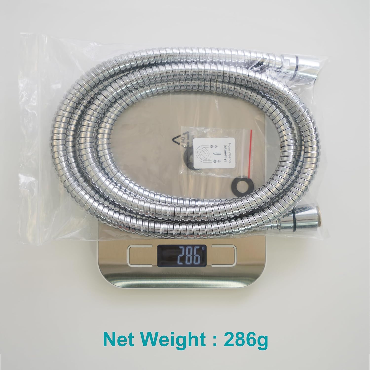 Reemplazo de manguera de ducha, 79 pulgadas, extra larga, de acero inoxidable, accesorio de manguera de ducha de mano con inserto universal de latón