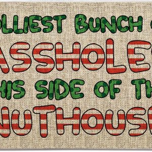 GAGEC Tapete de Navidad para exteriores, divertido tapete de entrada, tapete de puerta de invierno, decoración de casa de campo, hogar, cocina, piso GAGEC Tapete de Navidad para exteriores, divertido tapete de entrada, tapete de puerta de invierno, decoración de casa de campo, hogar, cocina, piso