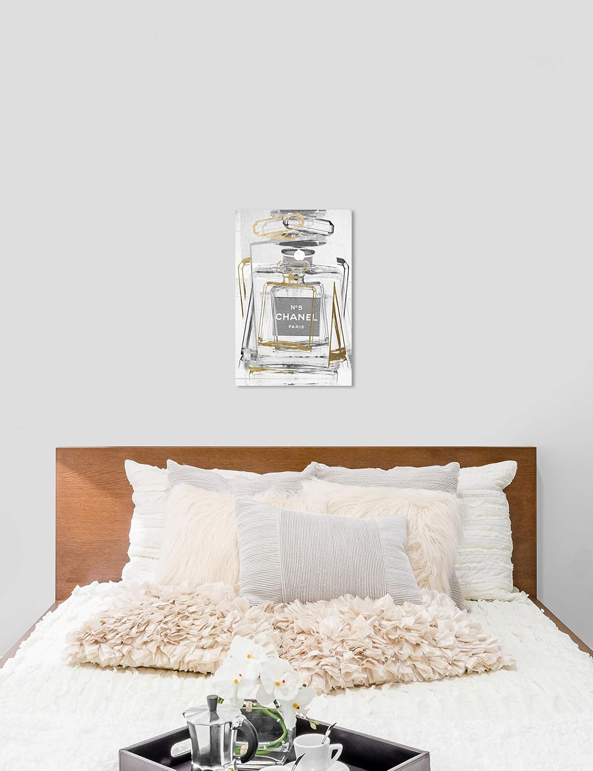 The Oliver Gal Artist Co. Oliver Gal ‘Infinite Glam – Lienzo decorativo para pared, color gris claro, 20 x 30 pulgadas, color dorado