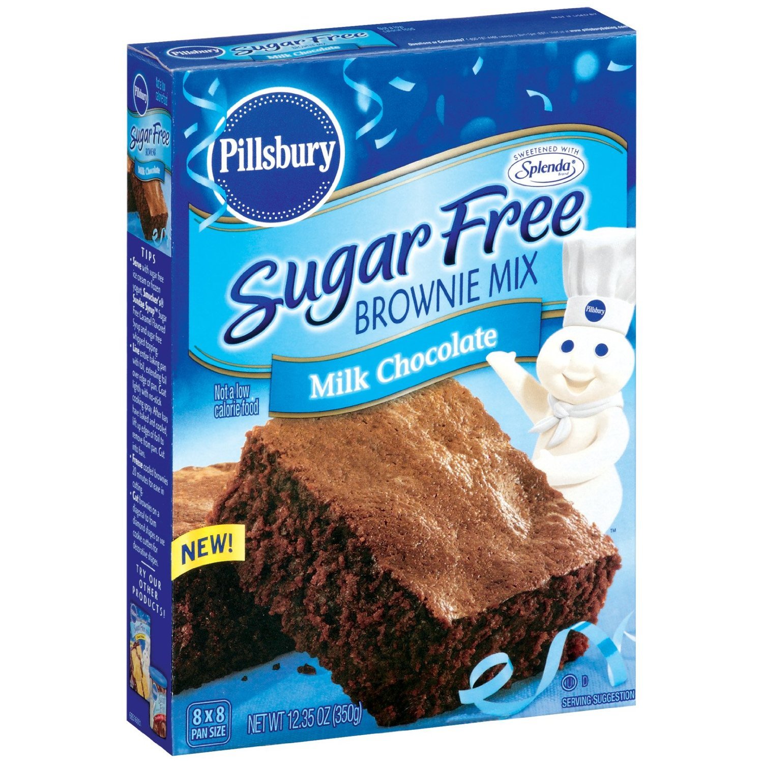 Mezcla de brownie de chocolate con leche sin azúcar, 12.35 onzas (paquete de 2)