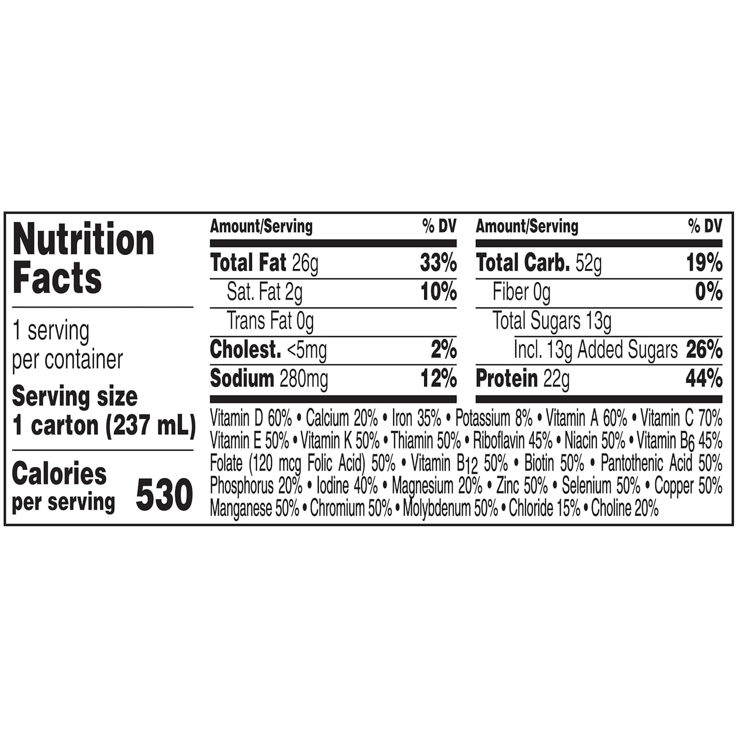Boost Bebida nutricional muy alta en calorías, sin colorantes artificiales ni edulcorantes (fresa, 8 onzas líquidas (paquete de 54))