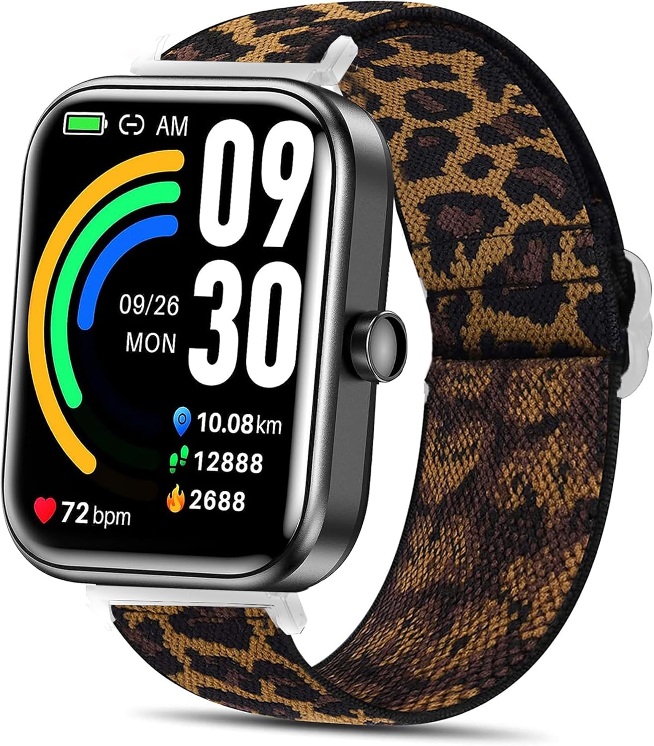 Compatible con TOZO S3 Smart Watch, correa de repuesto ajustable de nailon elástico elástico compatible con TOZO S3 1.83 pulgadas Smart Watch
