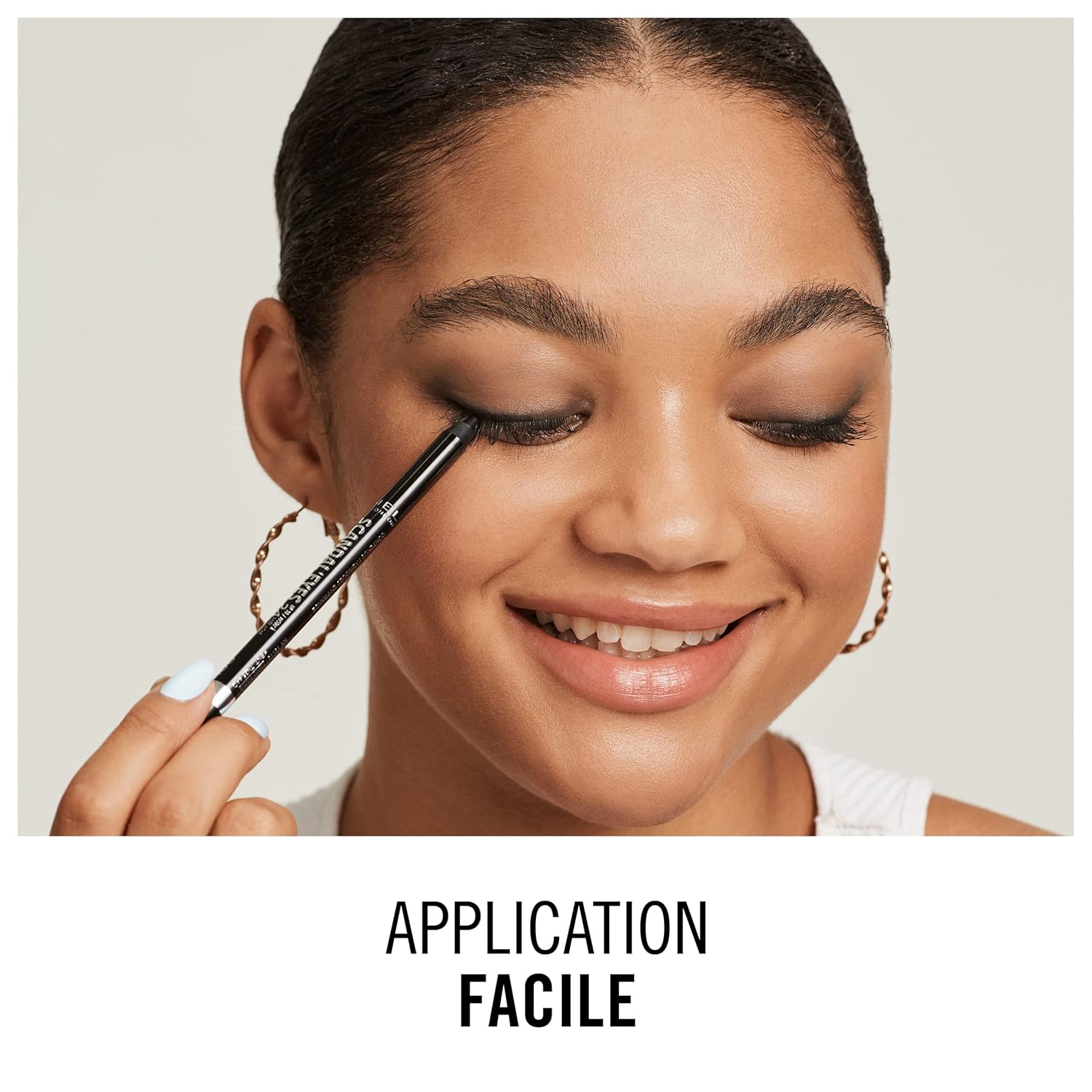 Delineador Soft Kohl de Rimmel, negro intenso, Negro azabache