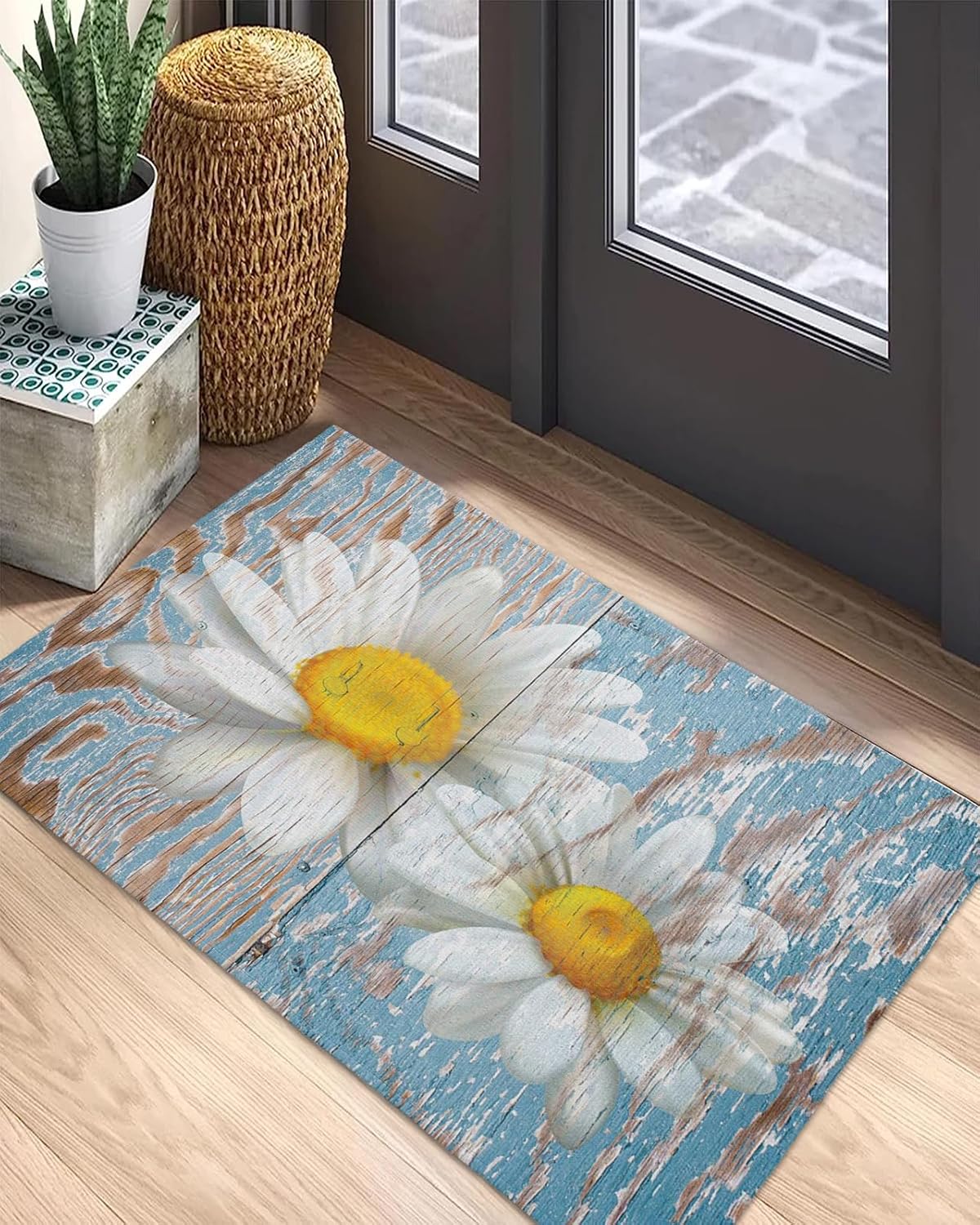Tapete para puerta delantera, antideslizante, absorbente, para entrada, para interiores y exteriores, alfombras pequeñas para interiores y