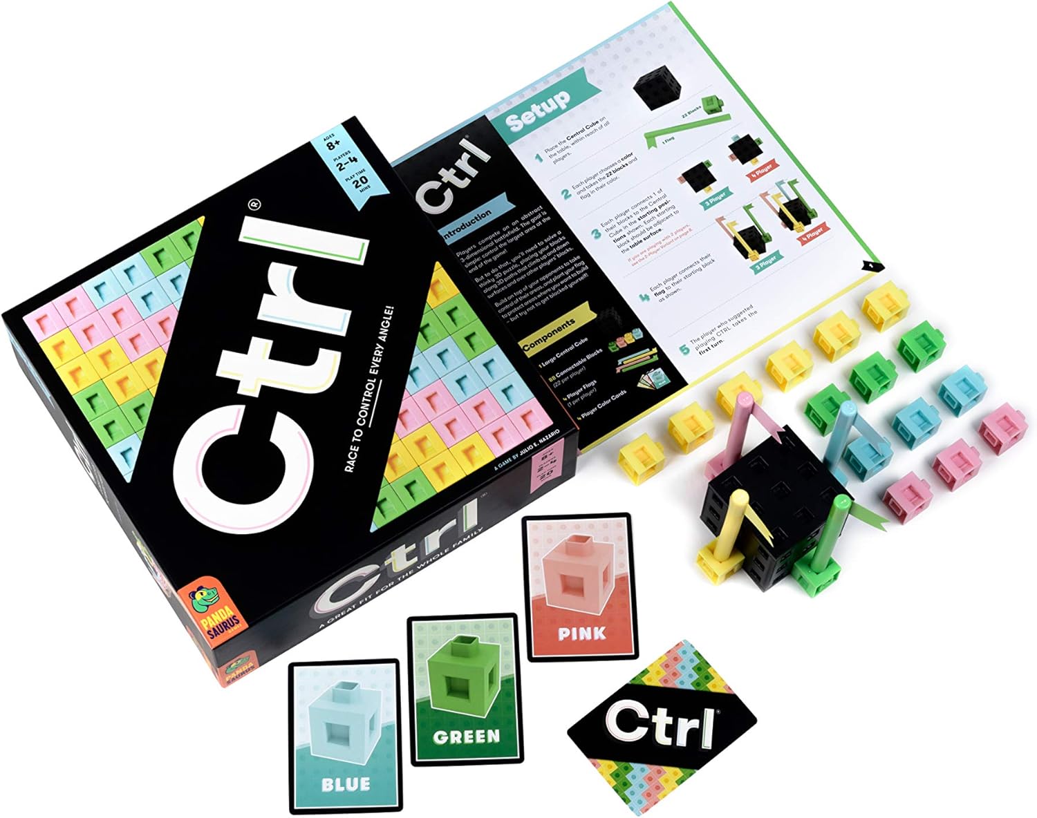 Pandasaurus Games CTRL, negro