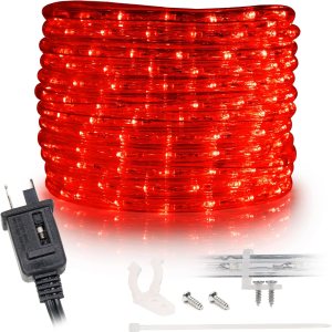 WYZworks – Tira de luces prearmadas. De 12 pulgadade grosor (para elegir entre 10, 25, 50, 100, 150 pies de longitud). Luces de decoración WYZworks – Tira de luces prearmadas. De 12 pulgadade grosor (para elegir entre 10, 25, 50, 100, 150 pies de longitud). Luces de decoración