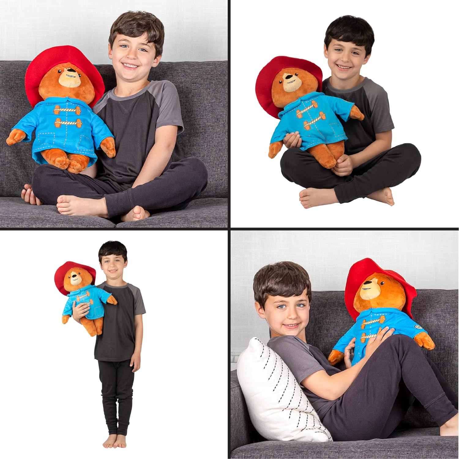 Franco Kids Bedding – Almohada de peluche súper suave, 1 unidad (paquete de 1), oso Paddington