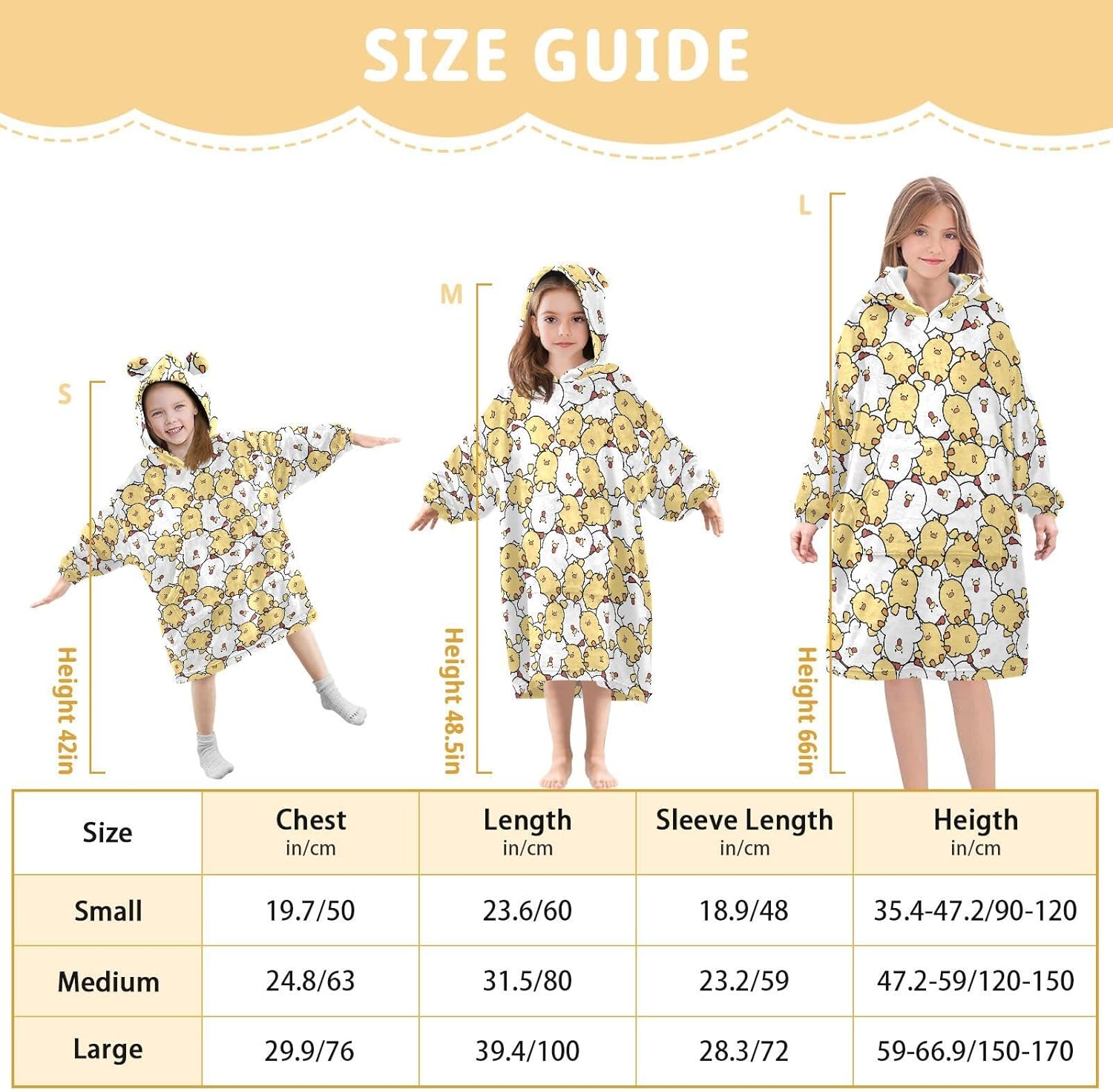 Wearable Blankets for Kids, Soft Warm Cozy Oversized Blanket Hoodie, Gifts 3-14 Y Boys Girls Teens with Pocket