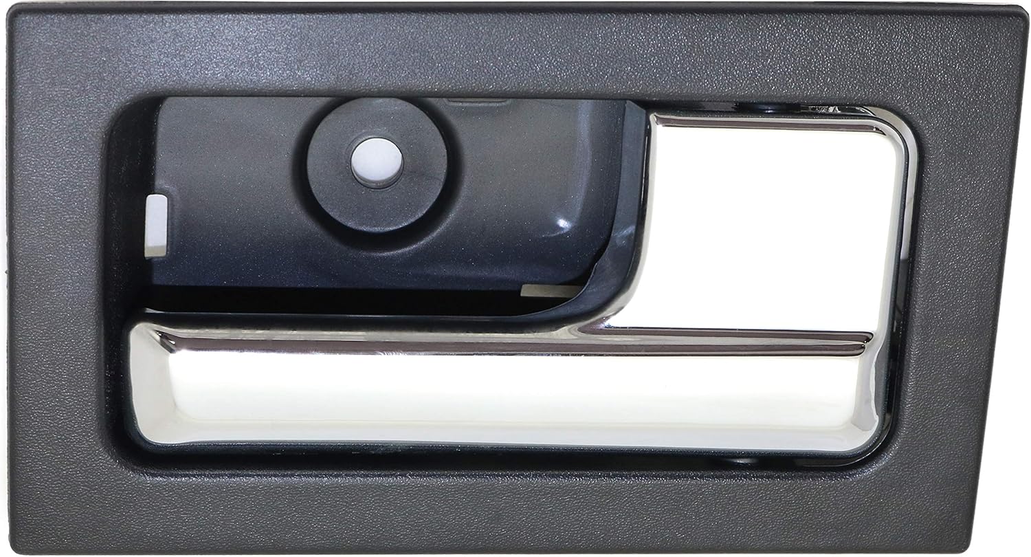 Garage-Pro Juego de manijas de puerta interior compatibles con Ford F-150 2009-2014 delantero, lado del conductor y del pasajero, bisel negro con